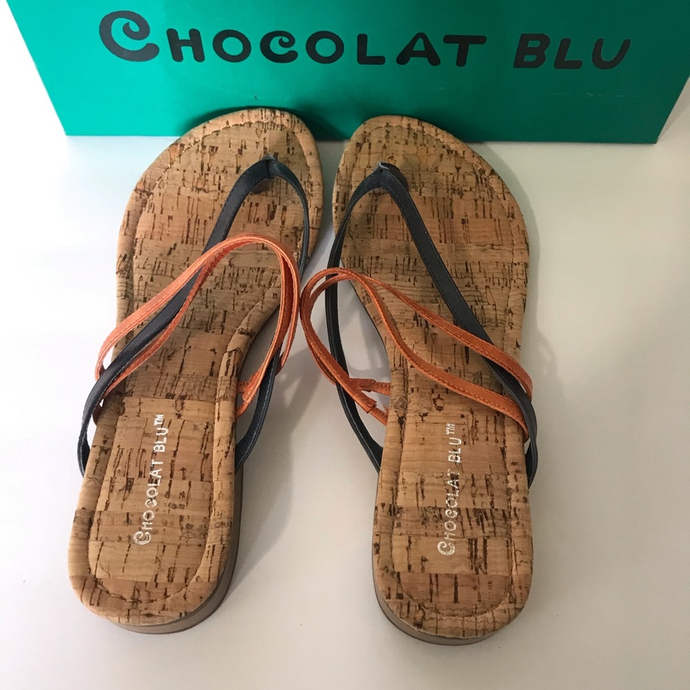 ♦️SOLD♦️Cork Sandals New In Box - Picture 3 of 8